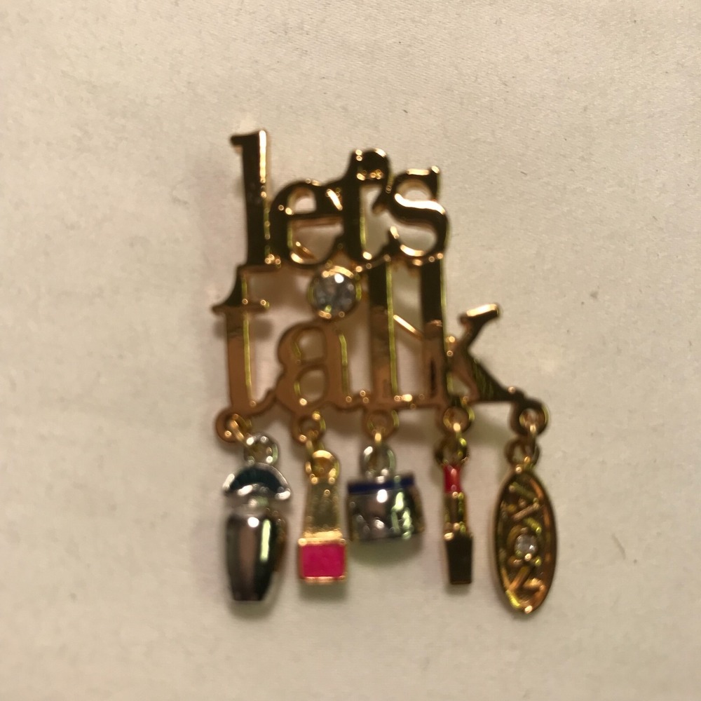 Vintage 2000 Avon "Let's Talk Pin"